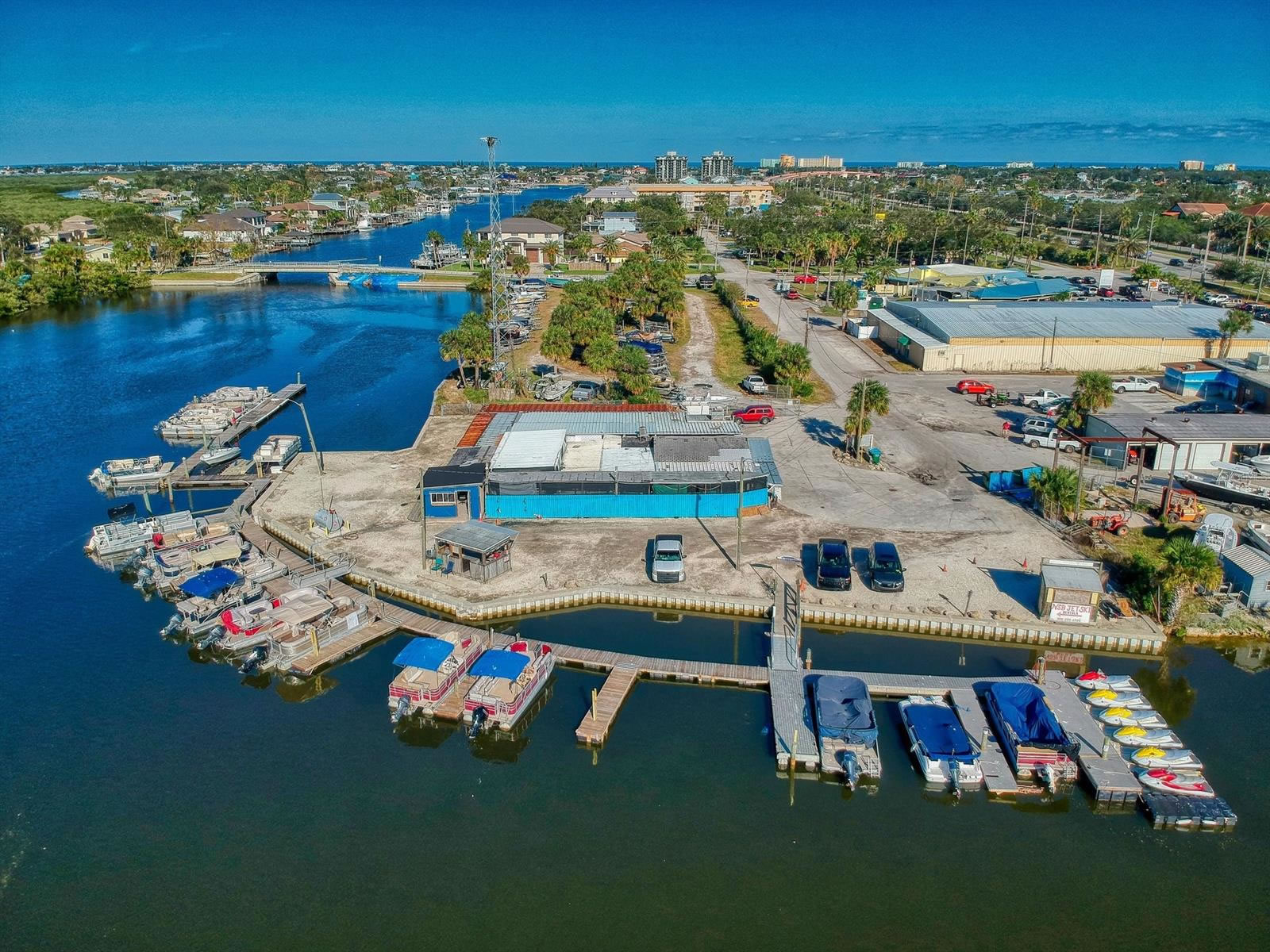 Waterfront Property with Boat Docks For Sale in New Smyrna Beach, FL